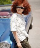 تیشرت طرح انتزاعی