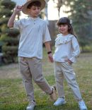 شلوار مام استایل کتان