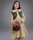 ست پیراهن موسلین و ژیله گلدوزی
