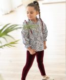 بلوز گیلاسی چین دار