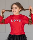 love بلوز پورتو چاپ