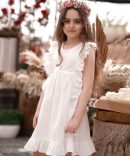 پیراهن پنبه ای خامه دوزی